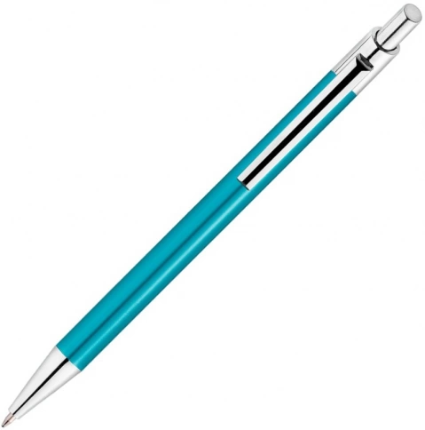 Ручка металлическая шариковая Vivapens Tikko New, бирюзовая фото 3