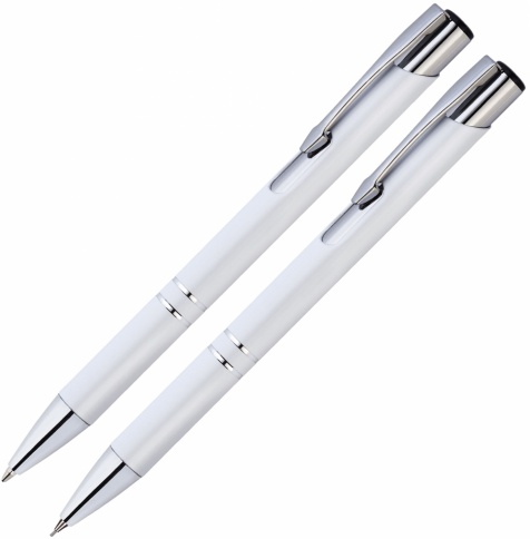 Набор ручка и карандаш Vivapens KOSKO PREMIUM, белый фото 1