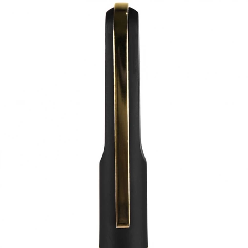 Ручка металлическая шариковая B1 Faro, чёрная с золотистым фото 3