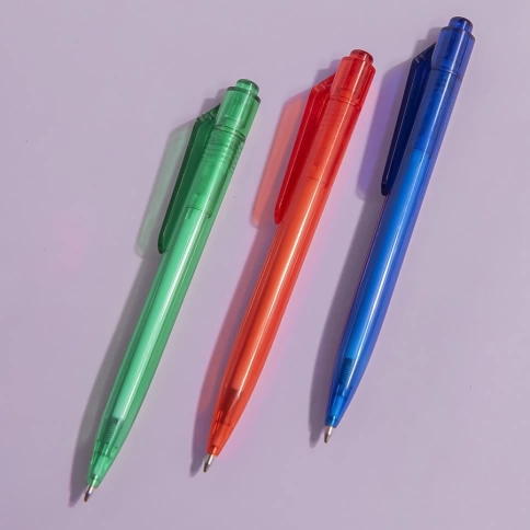 Ручка из переработанного ПЭТ шариковая Neopen N16 RPET, синяя фото 2