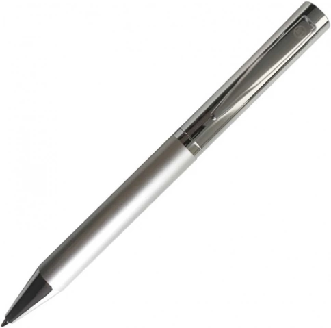 Ручка металлическая шариковая B1 Jazzy, серебристая фото 1