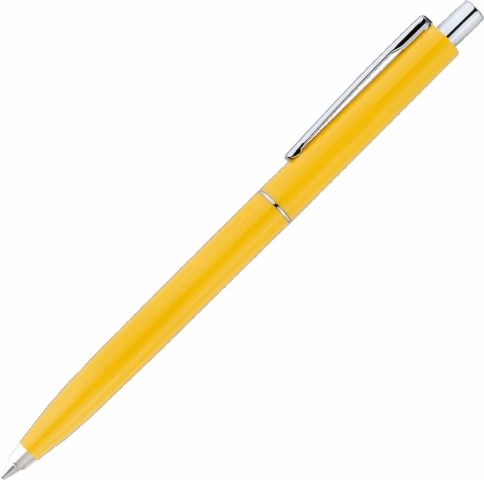 Ручка пластиковая шариковая Vivapens TOP NEW, жёлтая фото 3