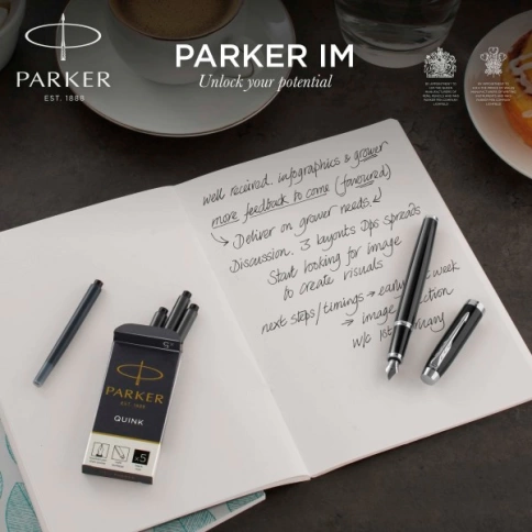 Набор Parker IM Core FK221 (2093215) Black CT сталь нержавеющая подар.кор.  фото 6
