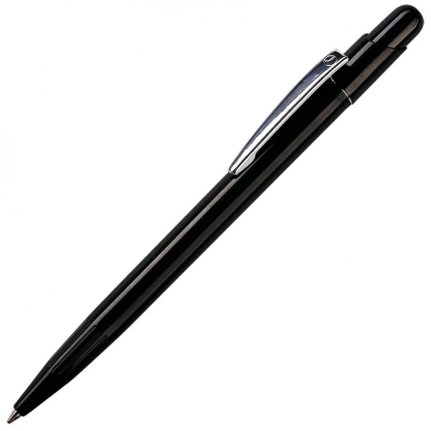 Шариковая ручка Lecce Pen Mir Metal Clip, чёрная с серебристым фото 1