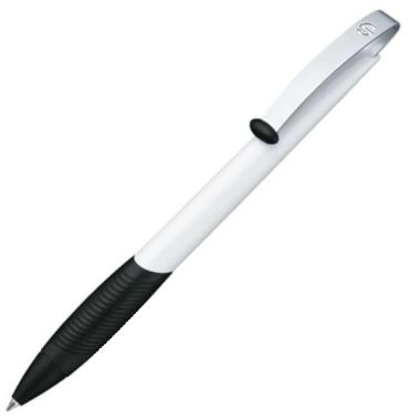 Шариковая ручка Senator Matrix Polished, бело-чёрная фото 1