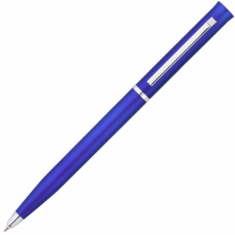 Ручка пластиковая шариковая Vivapens EUROPA METALLIC, синяя фото 2