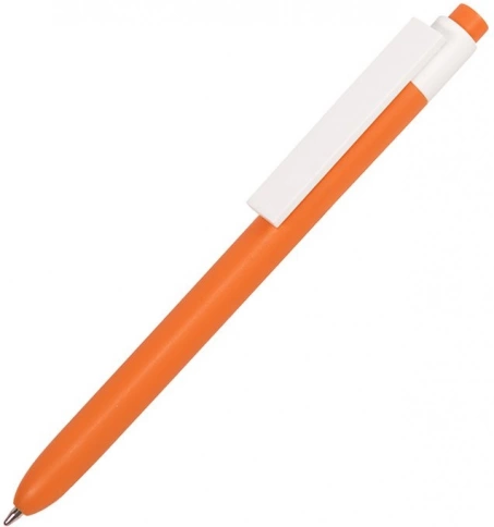 Шариковая ручка Neopen Retro, оранжевая с белым фото 1
