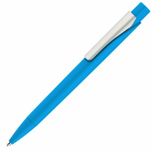 Ручка пластиковая шариковая Vivapens MASTER SOFT, голубая фото 1