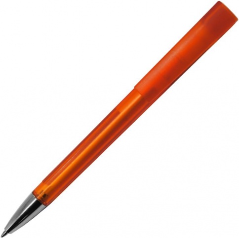 Ручка пластиковая шариковая Z-PEN, DZEN, фрост, оранжевая фото 2
