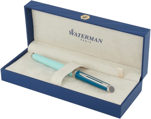Перьевая ручка  Waterman Hemisphere Colour Blocking (2190122) Green CT; сталь нержавеющая/позолота F; подарочная коробка фото 3