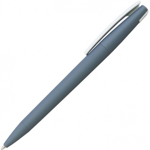 Ручка пластиковая шариковая Z-PEN, DZEN, софт тач, серая фото 1
