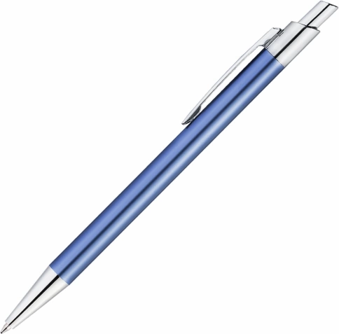 Ручка металлическая шариковая Vivapens Tikko New, голубая фото 2