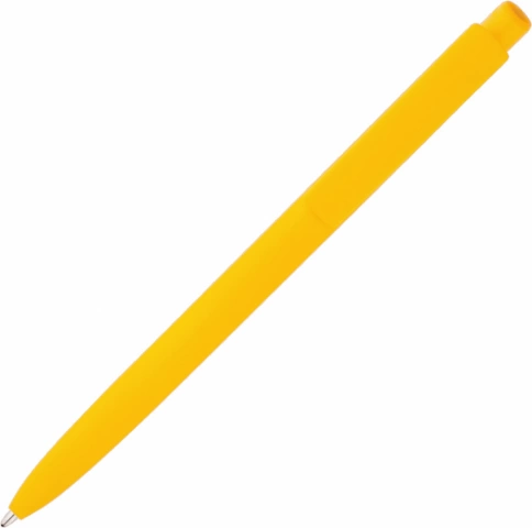 Ручка пластиковая шариковая Vivapens POLO COLOR, жёлтая фото 3