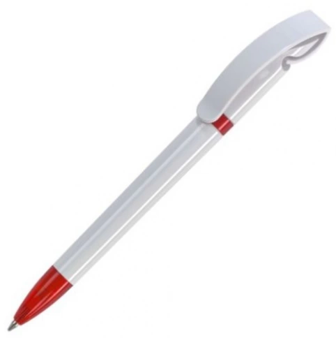 Шариковая ручка Dreampen Cobra Classic, белая с красным фото 1