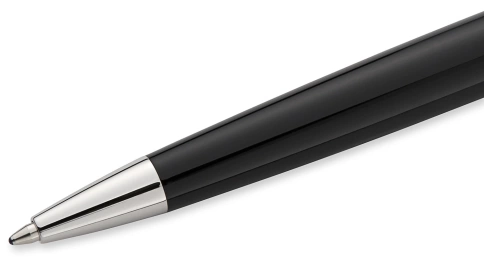 Шариковая ручка Waterman Hemisphere (S0920570) Mars Black CT; M синие чернила; подарочная коробка фото 4