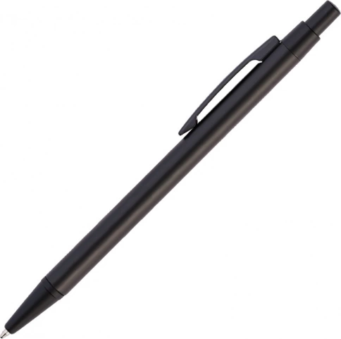 Ручка металлическая шариковая Vivapens MOTIVE, чёрная полностью фото 2