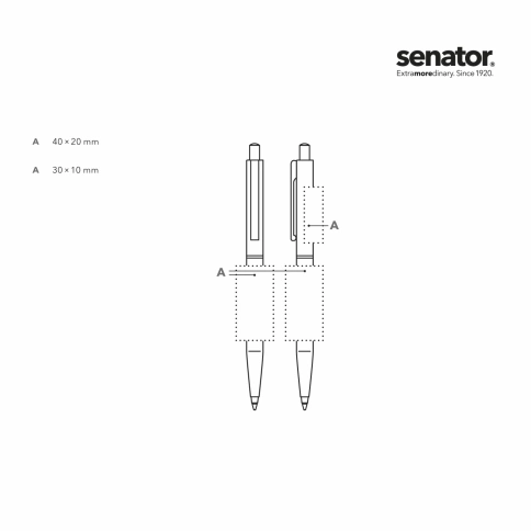 Шариковая ручка Senator Point Polished, тёмно-серая 445C фото 3