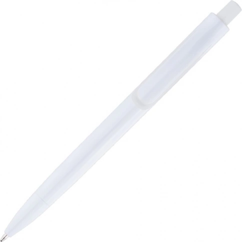 Ручка пластиковая шариковая Solke Focus, белая фото 2
