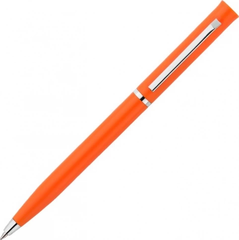Ручка пластиковая шариковая Vivapens EUROPA, оранжевая фото 3