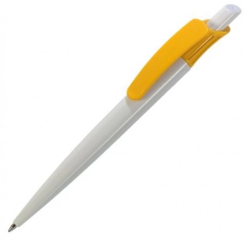 Шариковая ручка Dreampen Gladiator, бело-жёлтый фото 1