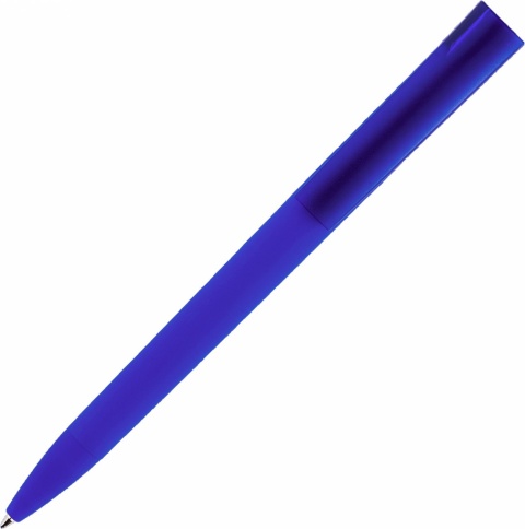 Ручка пластиковая шариковая Vivapens ZETA SOFT FROST, синяя фото 2