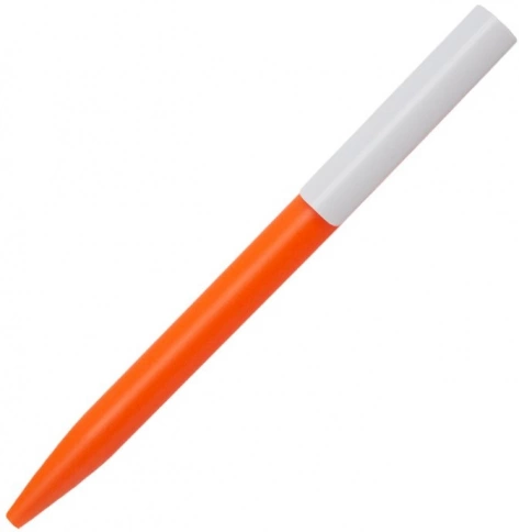 Ручка пластиковая шариковая Stanley, оранжевая с белым фото 2