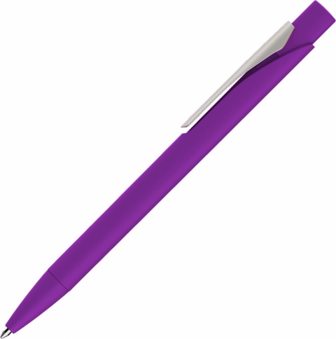 Ручка пластиковая шариковая Vivapens MASTER SOFT, фиолетовая фото 2
