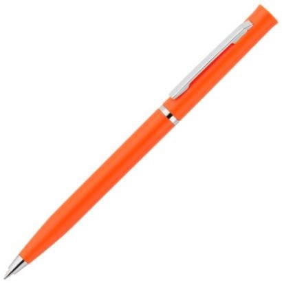 Ручка пластиковая шариковая Vivapens EUROPA, оранжевая фото 1