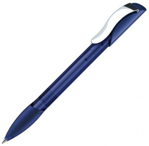Шариковая ручка Senator Hattrix Metal Clear, тёмно-синяя фото 1