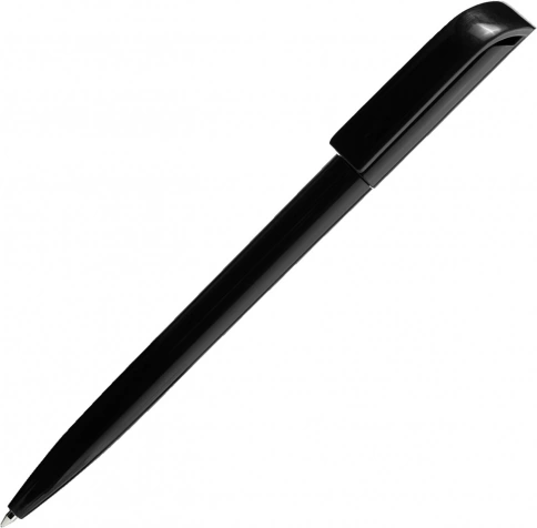 Ручка пластиковая шариковая SOLKE Global, чёрная фото 1