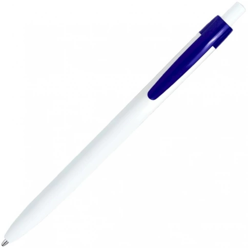 Шариковая ручка Vivapens Darom, белая с тёмно-синим фото 2