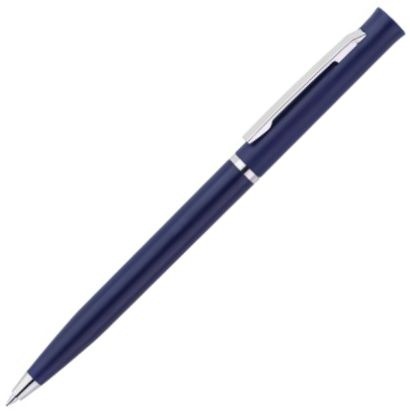Ручка пластиковая шариковая Vivapens EUROPA, тёмно-синяя фото 1