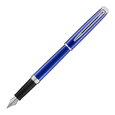 Ручка перьевая Waterman Hemisphere (2042967) Bright Blue CT F перо сталь нержавеющая подар.кор. фото 1