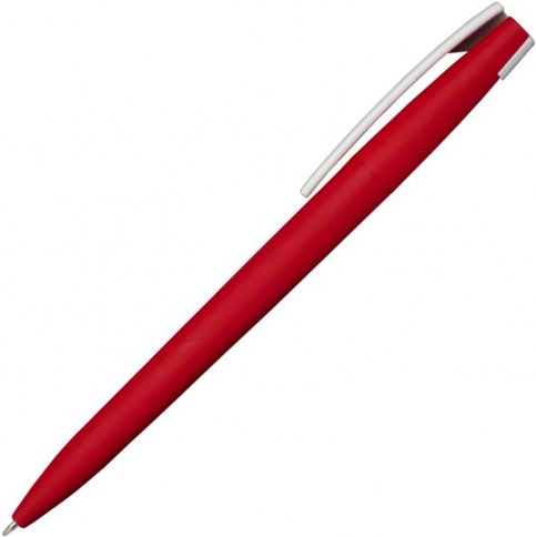 Ручка пластиковая шариковая Z-PEN, DZEN, софт тач, красная фото 1