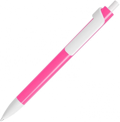 Шариковая ручка Lecce Pen FORTE NEON, розовая с белым фото 1