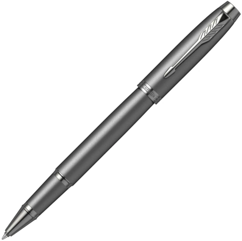 Роллер-ручка Parker IM Monochrome T328 (2172960) Gun Metal F; черн. черн.; подар.кор. фото 1