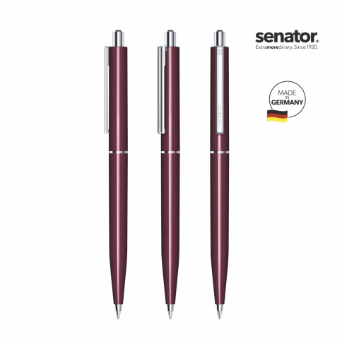 Шариковая ручка Senator Point Polished, бордовая фото 2