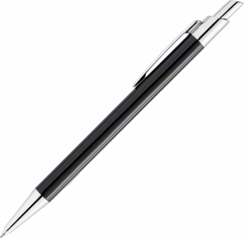 Ручка металлическая шариковая Vivapens Tikko New, чёрная фото 2