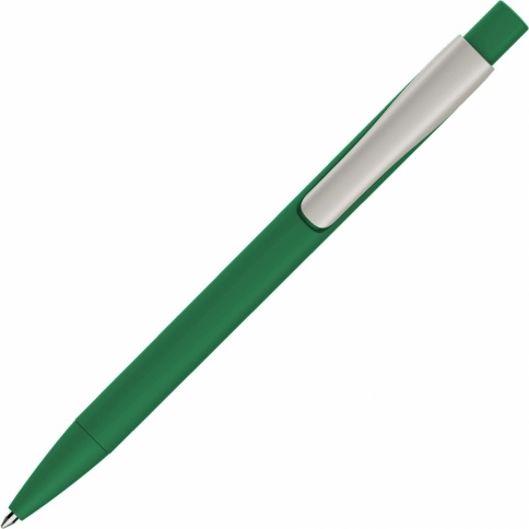 Ручка пластиковая шариковая Vivapens MASTER SOFT, зелёная фото 3