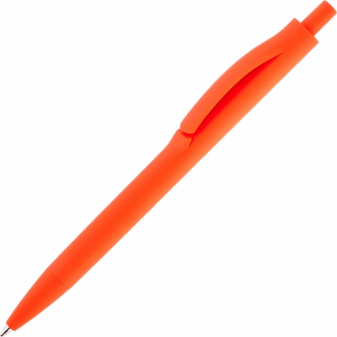 Ручка пластиковая шариковая Vivapens IGLA SOFT, оранжевая фото 1