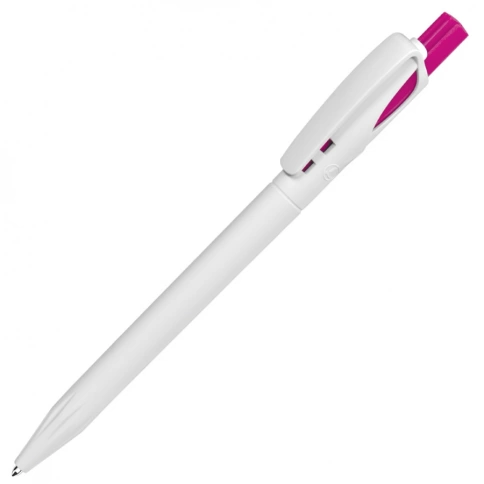 Шариковая ручка Lecce Pen Twin White, белая с розовым фото 1