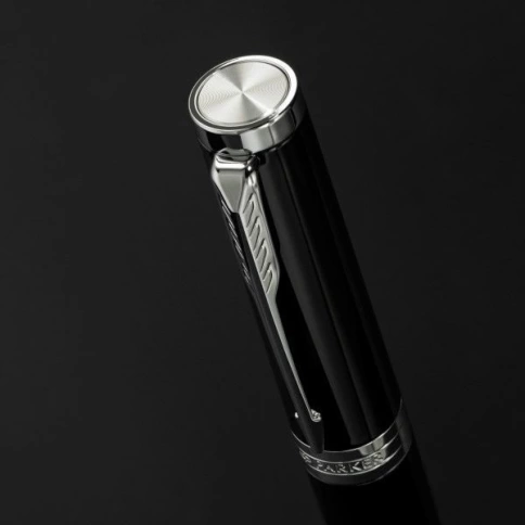 Шариковая ручка Parker Ingenuity Core K570 (2181997); Black CT; M; черн. черн.; подар.кор. фото 2