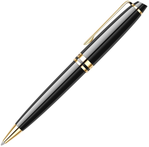 Шариковая ручка Waterman Expert 3 (S0951700) Black Laque GT; M синие чернила; подарочная коробка фото 2
