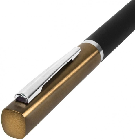 Шариковая ручка Neopen M1, чёрная с золотистым фото 2