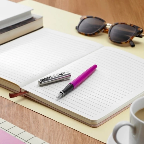 Перьевая ручка Parker Jotter Originals F60 (2096860) Magenta M сталь нержавеющая блистер фото 14