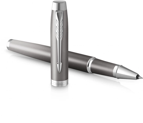 Роллер ручка Parker IM Writing Rituals T331 (2203897) серый F; черные чернила;  подарочная коробка фото 7