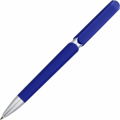 Ручка пластиковая шариковая Vivapens ZOOM SOFT, синяя фото 3