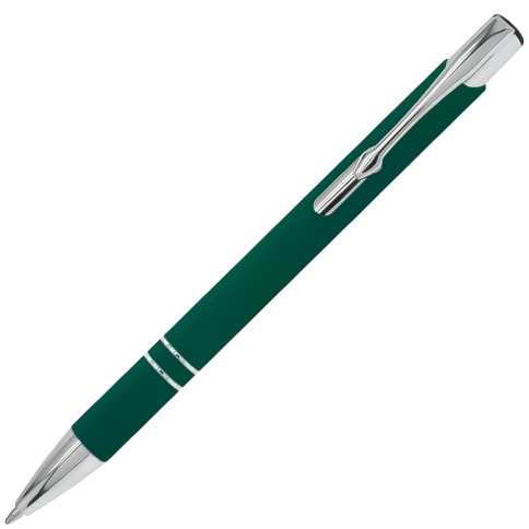 Ручка металлическая шариковая Z-PEN, COSMO Soft Touch, зелёная фото 1