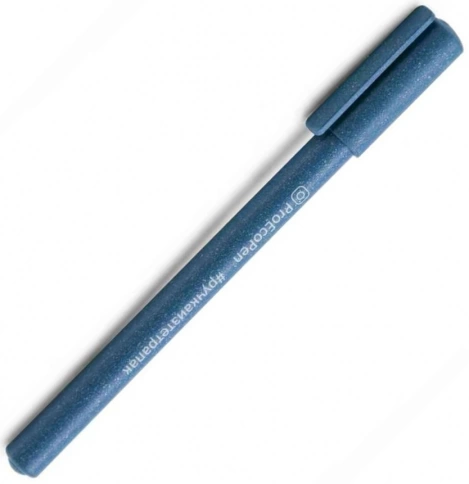 Ручка из вторсырья ProEcoPen, синяя фото 1