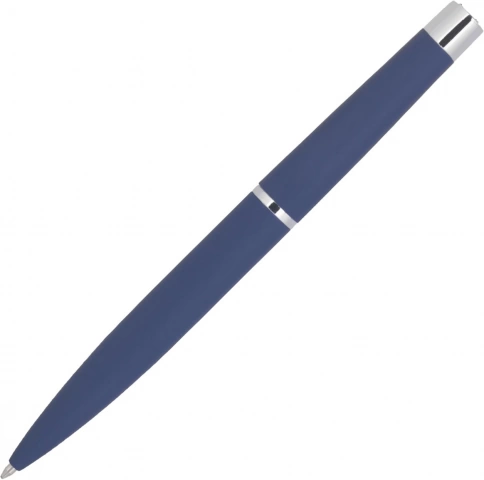 Ручка металлическая шариковая Vivapens GROM SOFT, синяя фото 4